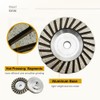SHDIATOOL 4 Inch Diamond Grinding Cup Wheel for Granite Marble
