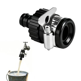 Shentu Universal Leak-Proof Tap Connector for Hose Pipe, Faucet Adapter with Anti-Slip Stainless Steel Clamp, Quick Connect Fitting for Kitchen Garden Hose Pipe Connectors and Fittings, Car Washing
