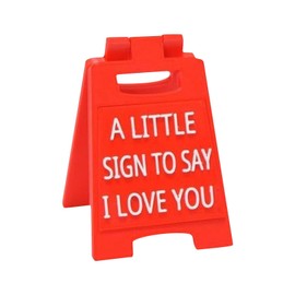 Valentines Day Gifts,Romantic I Love You Sign,Fun Boyfriend Valentine's Day Gift,Cute Birthday, Christmas, Wedding Gift for Girlfriend, Wife, Fiancee - Mini Sign Decoration(SIZE:1)