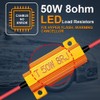 2Pcs LED Load Resistors, 50W 8Ohm Car LED Load Resistor