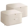 OUZHOU 2Pcs Ultra Space Saving Self Compression Storage Bag,space saver