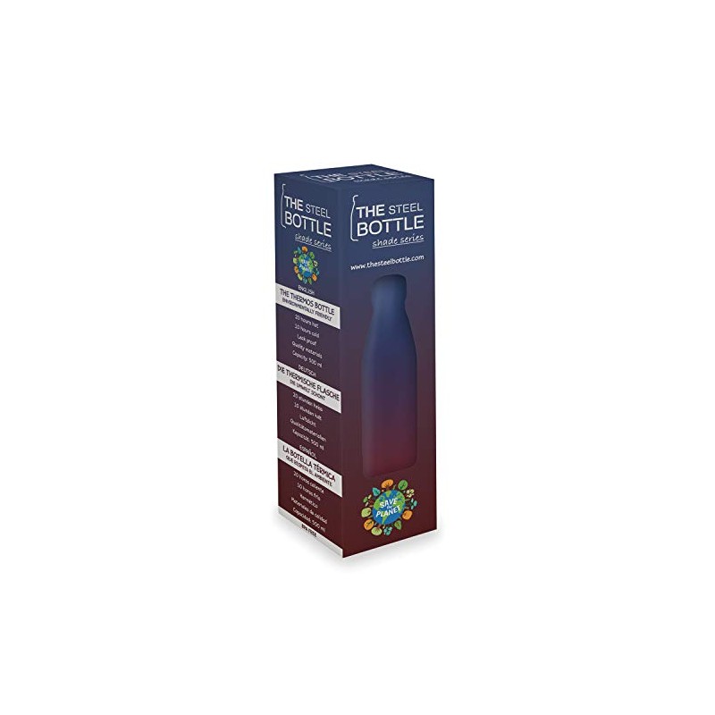 THE STEEL BOTTLE Night 500 ml, thermos flask, unisex, adult,
