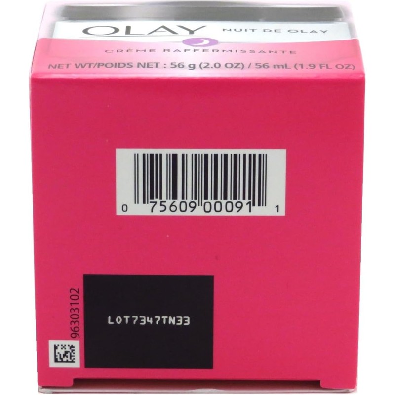 OLAY Night of OLAY Crema reafirmante 2 oz, Pacquete 6