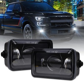 OPPBUY LED Fog Light,30W,6500K White LED Driving Lights Plug and Play LED Fog Lamp Replacement Waterproof LED Bumper Lamp Compatible with 2015-2020 Ford F150-2 Packs