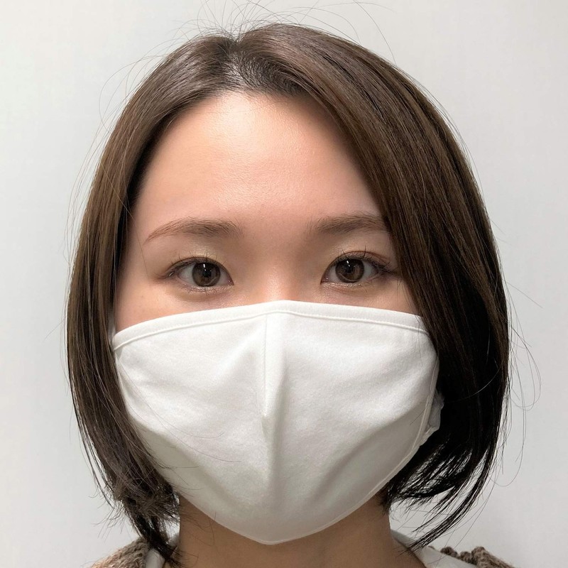 NaturaMoon Organic Cotton Cloth Mask (Off White)