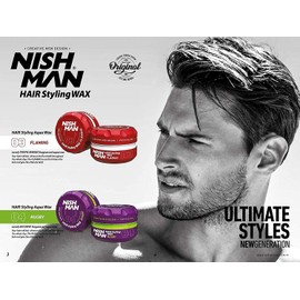 Nishman Serie Hair Styling (03 Flaming AQUA WAX, 150 ml)