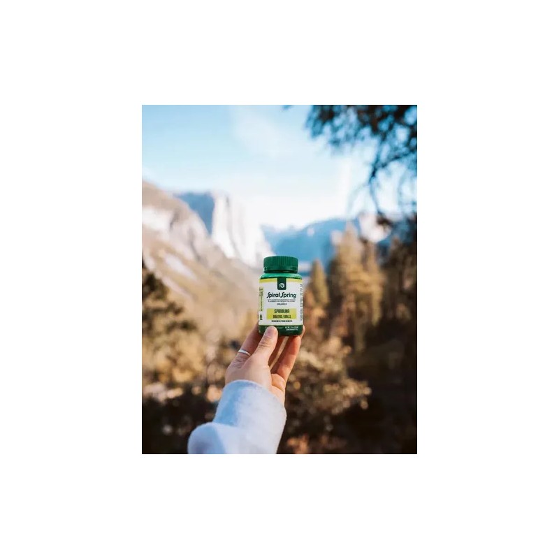 1 Bote Spirulina Máxima Orgánica 150tab 500mg Spiral Spring kosher