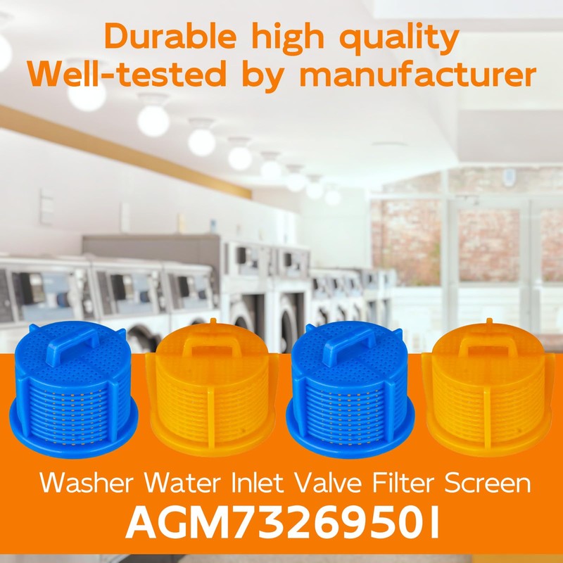 AGM73269501 Washer Water Inlet Valve Filter Screen Compatible For whirlpool
