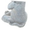 Mipcase Meditating Dog Statue Realistic Zen Style Dog Figurine for