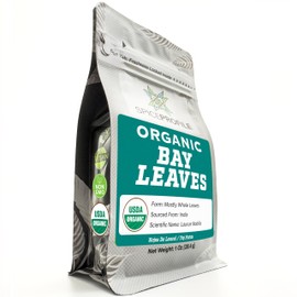 Spice Profile USDA Organic Bay Leaves, Lab Tested for Heavy Metals, Resealable 1 oz Pouch, Tej Patta, Hojas de Laurel