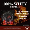 Proteína Polvo Black Pegasus Whey Protein Fresa 2kg Porciones