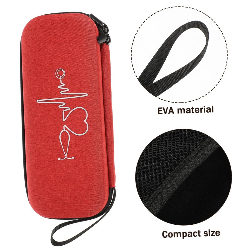 Ipetboom 1pc Portable Stethoscope Case Shockproof Storage Pouch for Litш