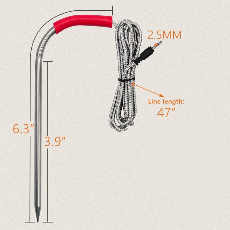 Tiardey 2PCS Grill Replacement Probes Compatible With Weber Gas And