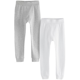 NEXT Thermal Leggings Pack of 2, grey/white