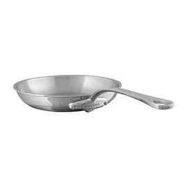 Mauviel M'Urban 4 Tri-Ply Polished Stainless Steel Frying Pan With Cast Stainless Steel Handle, 9.4-in, Made In France