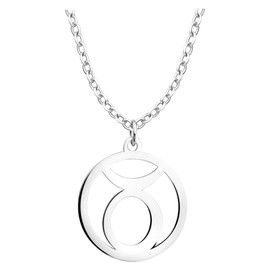 Sofia Milani - Women's Necklace 925 Silver - Taurus Zodiac Sign Pendant - N0722