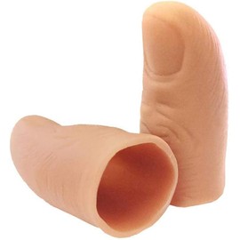 2PCS Magic Trick Fingers Light Up Flashing Fingers Thumb Tips Magic Trick Fingers Appearing Light Thumbs Light Magic Light up Finger Magic Trick Fingers Fake Fingers