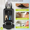 NEWIROVE Key Safe with Number Code, Large Key Safe with