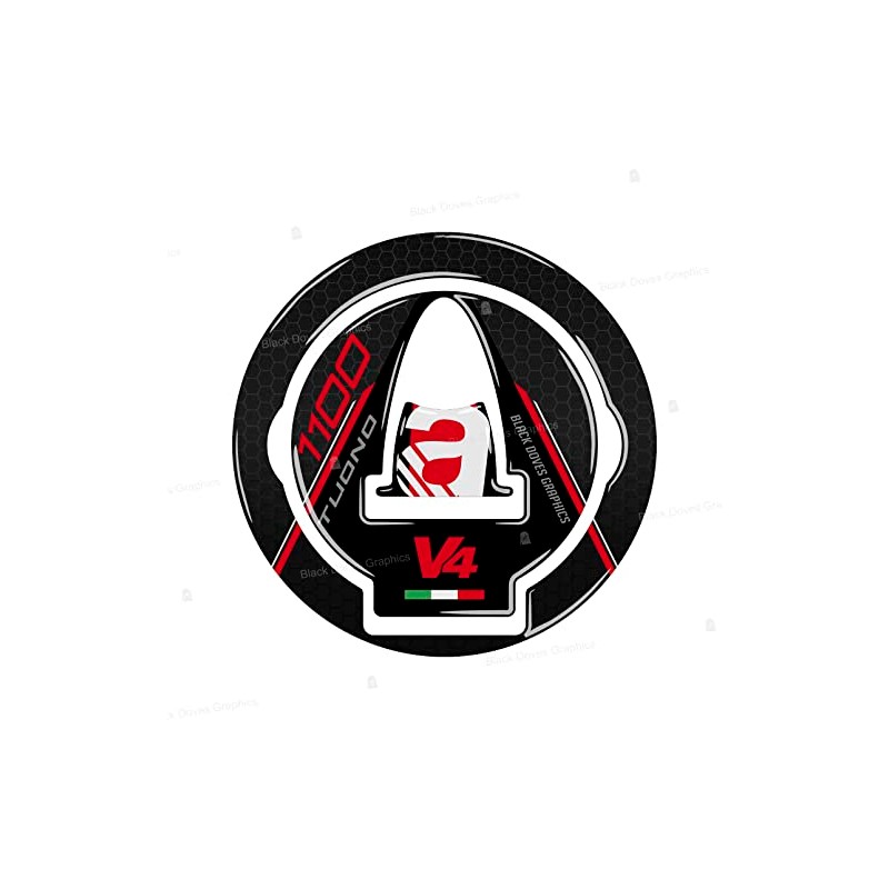 Sticker 3D Fuel Cap Compatible with Aprilia Tuono 1100 V4