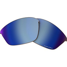 Oakley Half Jacket 2.0 Rectangular Replacement Sunglass Lenses, Prizm Deep Water Polarized, 62 mm