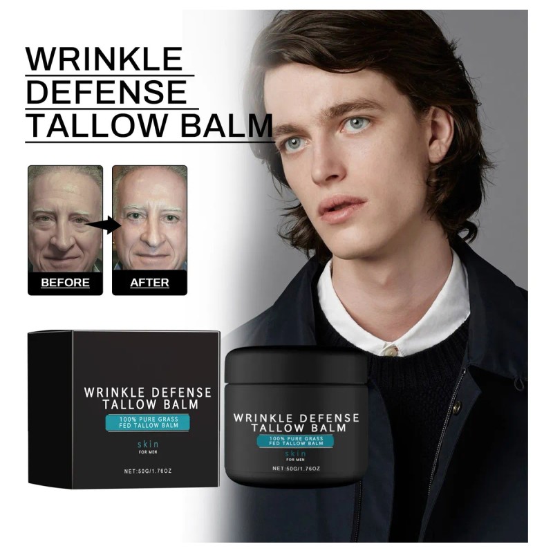 Crema Facial De Sebo Para Hombre E Wrinkle Tallow Balm