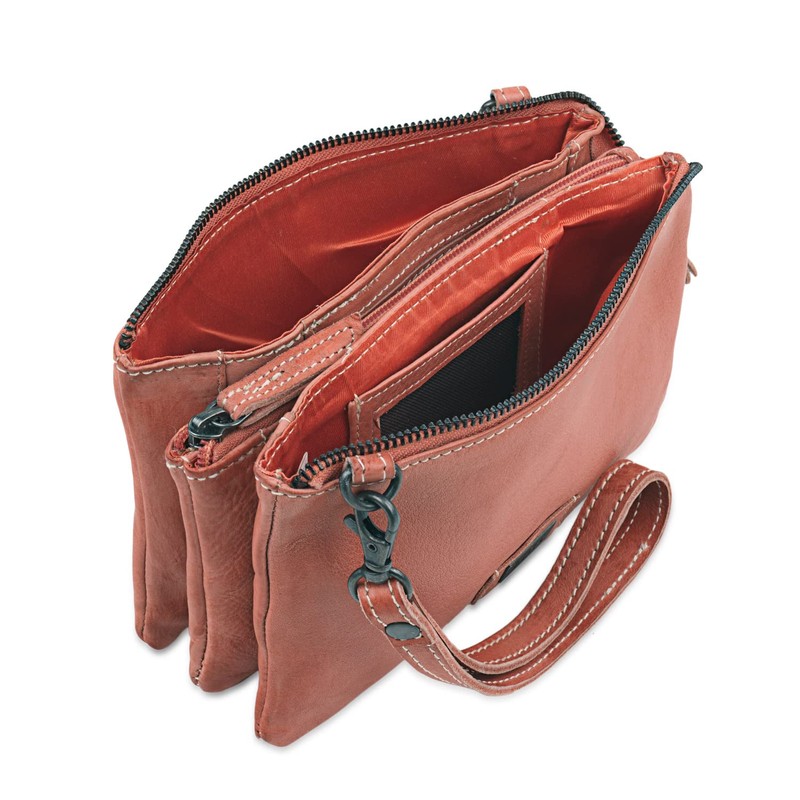 Lois - Women's Leather Shoulder Bag with Adjustable Strap -