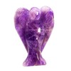 Ladeukoi Natural Stone Guardian Angel Statue, Hand Carved Healing Crystal