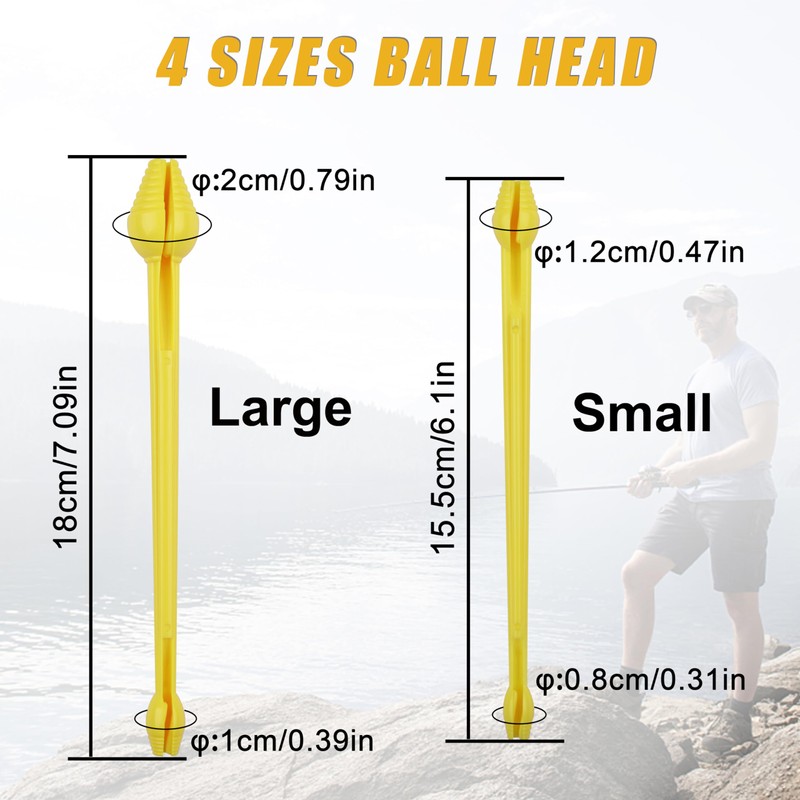 Fishing Hook Disgorger Snelled Fish Hook Remover Tool Plastic Portable