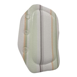 PACKOVE Head Rest Pillow for Bathtub Lightweight Shower Pillow with Suction Cups Easy to Install Machine Washable Cover Stylish Spa Accessory for Relaxing Bath Experience