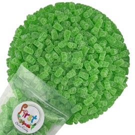 FirstChoiceCandy Fun Sour Gummy Bears (5 Pound (Pack of 1), Sour Tangy Green Apple)