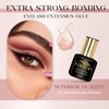 FADVAN Professional Eyelash Extension Glue - 1 Second Fast Dry,
