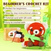 MOREJMTT Crochet Kit for Beginners, Crochet Animal Kits, Crocheting Kit