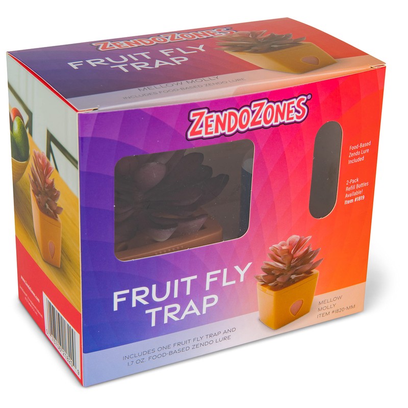 ZendoZones Succulent Fruit Fly Trap – Mellow Molly Design with