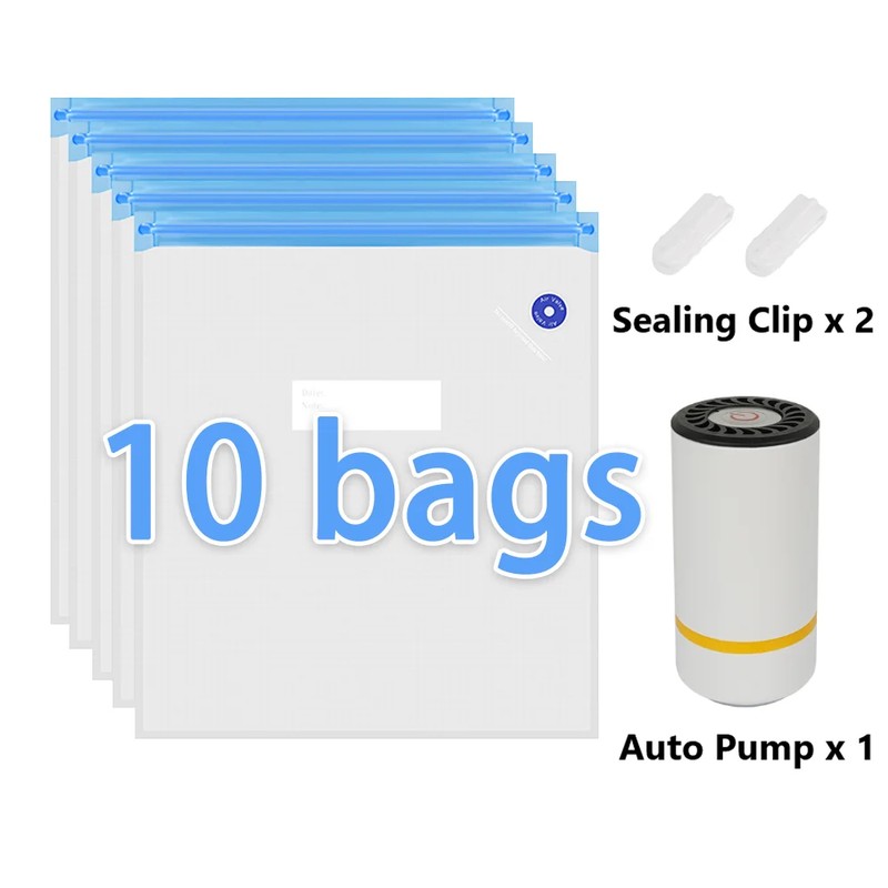 10-Pack 3D Printer Filament Vacuum Storage Bags for PLA, ABS