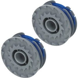 Spares2go Twin Line & Spool Compatible with Webb ELT450 ELT650 Trimmer/Strimmer (Pack of 2)