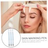 VICASKY 3pcs Tattoo Supplies Skin Marking Pen Eyebrow Pen Microblading