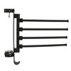 RV Clothes Drying Rack Aluminum Multifunctional Anti Rust 180° Rotatable