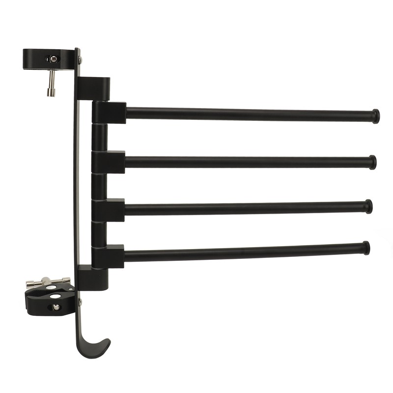 RV Clothes Drying Rack Aluminum Multifunctional Anti Rust 180° Rotatable