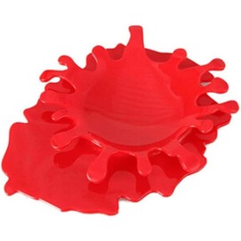 Soporte para cuchara de silicona con forma de salsa de tomate, soporte para cuchara de chapoteo de mostaza para cocina, regalo creativo