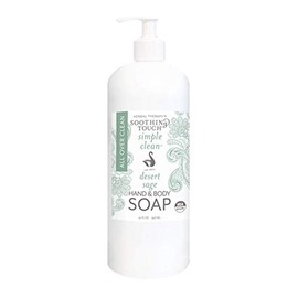 Soothing Touch Hand & Body Soap, Desert Sage, 32 oz, Professional Grade Essential Oils, Gentle, Vegan, Paraben Free