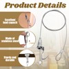Zorfeter 14 Pack Adjustable Picture Rail Hanging System, Sturdy Picture