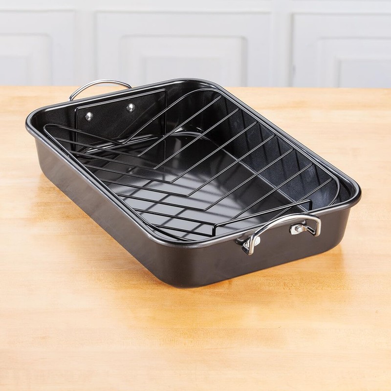 Roaster And V Rack Set by Chef's Pride