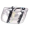 NewYall Front Left Window Glass Regulator with Panel for Mercedes