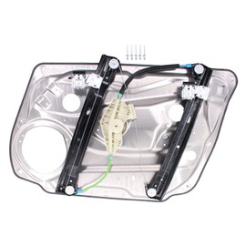 NewYall Front Left Window Glass Regulator with Panel for Mercedes C230 08-09, C250 10-14, C300/C350/C63 AMG 08-14, E250 14-16, E300 12-16, E350/E550/E63 AMG 10-16, E400 13-16