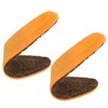 Healeved 2 Pairs Warm Winter Insoles for Men Women Foot