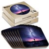 8 x Square Coasters - Milky Way Explorer Night Sky