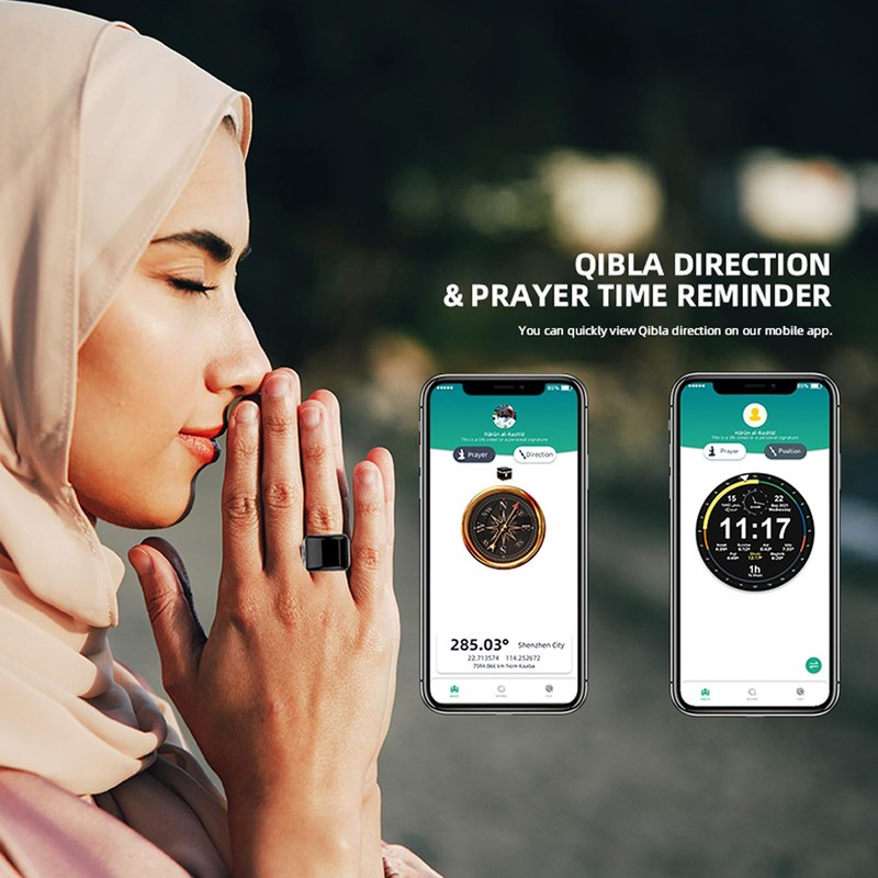 YUENTOEN Smart Ring Counter, Tasbih Counter Smart Ring, Digital Electronic