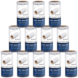 Mr Hsiung & Mrs Yin 720 Sheets Lint Roller Refills Lint Roller for Clothes Lint Rollers for Pet Hair Remover Roller Extra Sticky Roller for Carpet, Sofa, Furniture, Lint Remover Roller Refills