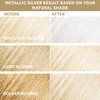 Smart Beauty | Metallic Silver Permanent Hair Dye |Professional Salon