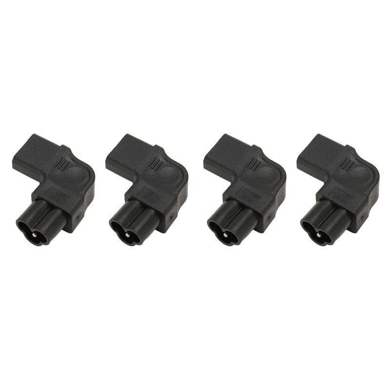 IEC320 C6 to C13 Power Adapter 90 Degree 2.5A‑10A 250V